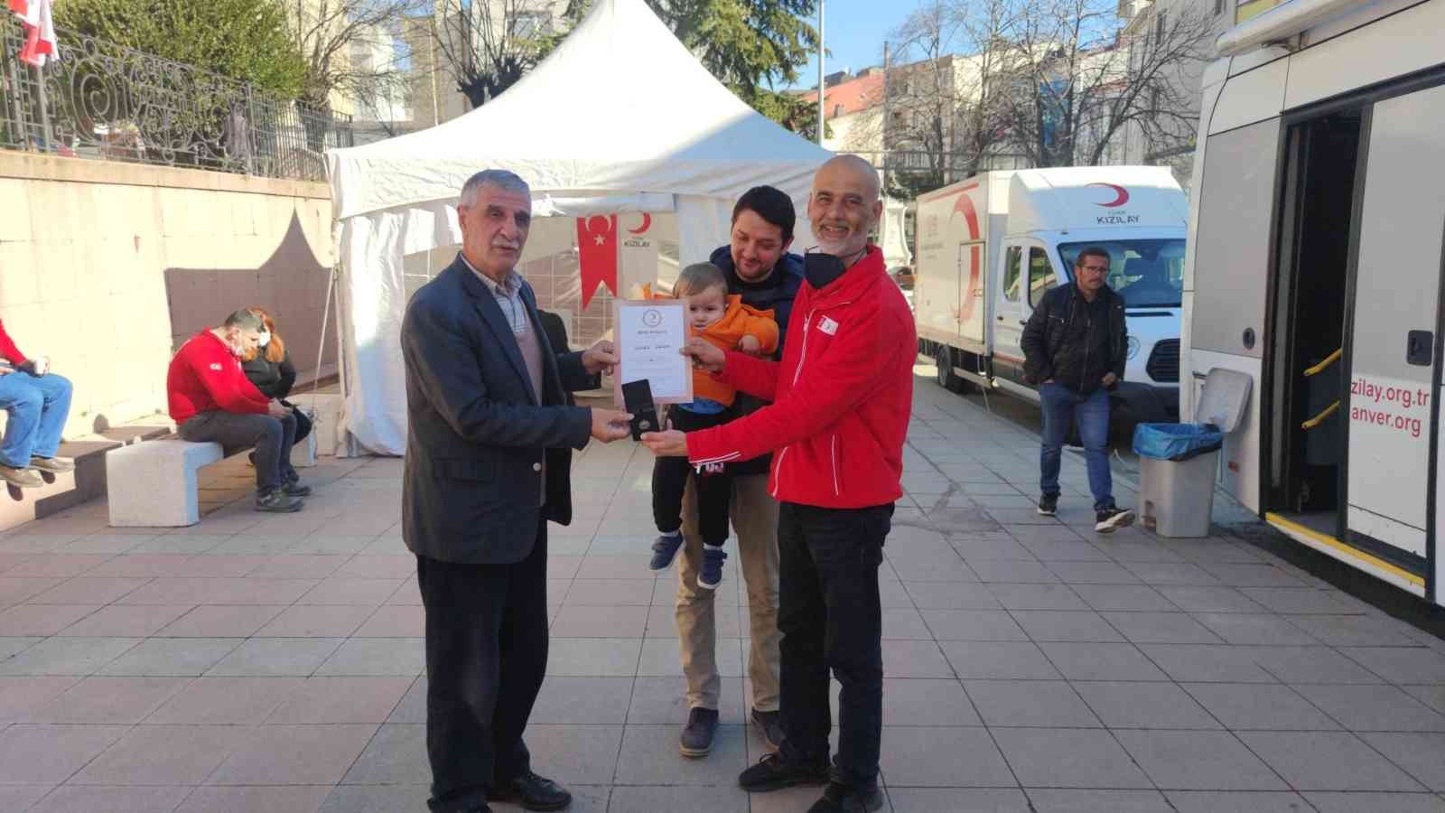 Türk Kızılay Edirne Kızılay Kan Bağış Merkezi ve Kızılay Malkara İlçe Temsilciliği tarafından Malkara ilçesinde düzenlenen “kan bağış ...