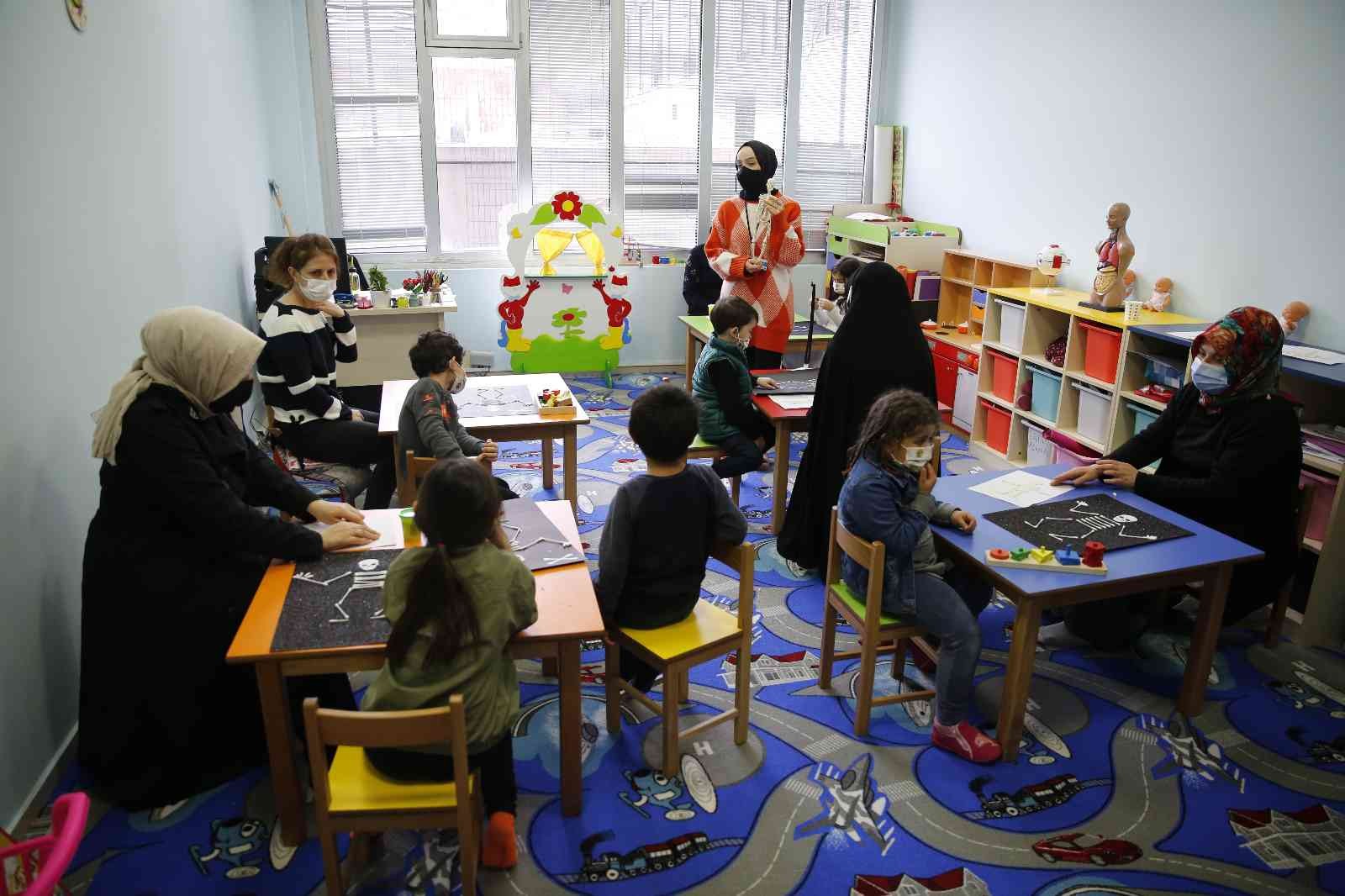 Başakşehir Belediyesi Anne Çocuk Merkezleri, birlikte keyifli vakit geçiren anne ve çocukların pek çok farklı konuda eğitim almasını sağlıyor ...