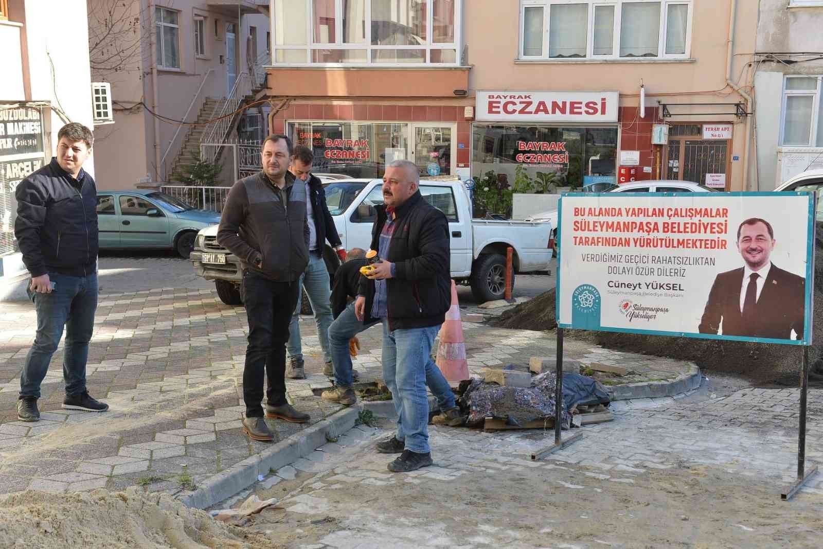 Süleymanpaşa Belediye Başkanı Cüneyt Yüksel, Kolordu Caddesi üzerinde yaşanan hatalı parklanma ve yaya kaldırımı sorununa çözüm getirmek üzere ...