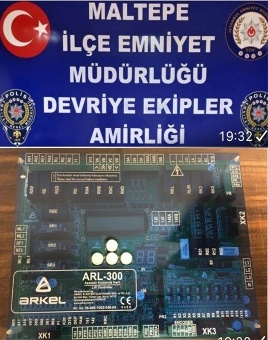 Maltepe’de 6 ayrı apartmana girerek asansör ana kartlarını çaldığı tespit edilen şahıs yakalandı. Çıkarıldığı hakimlikçe tutuklanan şüphelinin ...