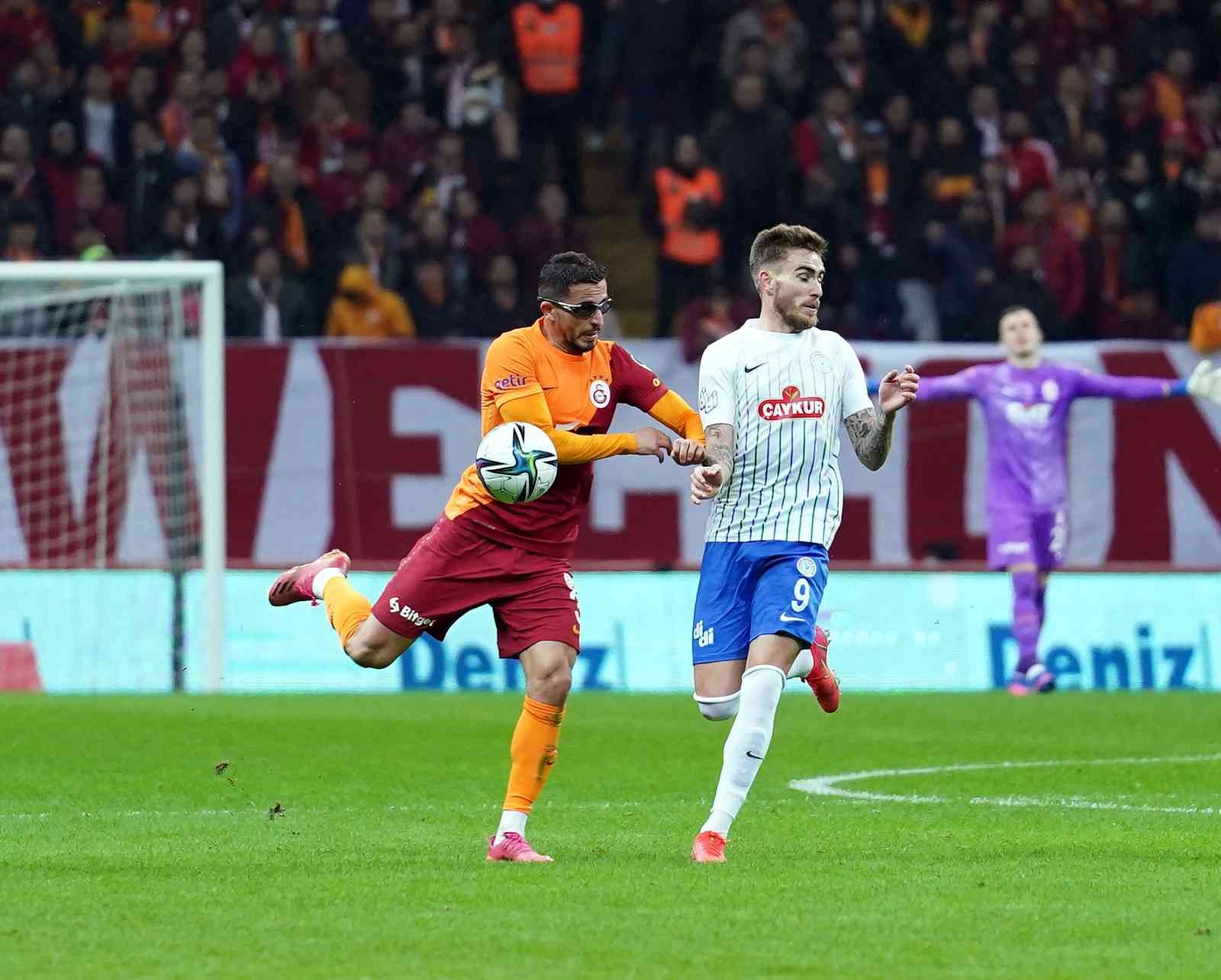 Spor Toto Süper Lig’in 27. haftasında Galatasaray, Çaykur Rizespor’u ağırlıyor. Müsabakanın ilk yarısı 1-1’lik eşitlikle sona erdi. Maçtan ...