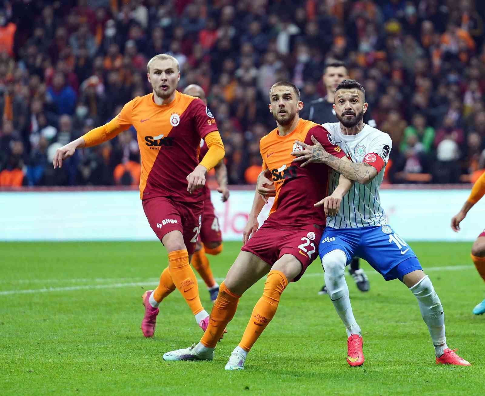 Spor Toto Süper Lig’in 27. haftasında Galatasaray, Çaykur Rizespor’u ağırlıyor. Müsabakanın ilk yarısı 1-1’lik eşitlikle sona erdi. Maçtan ...