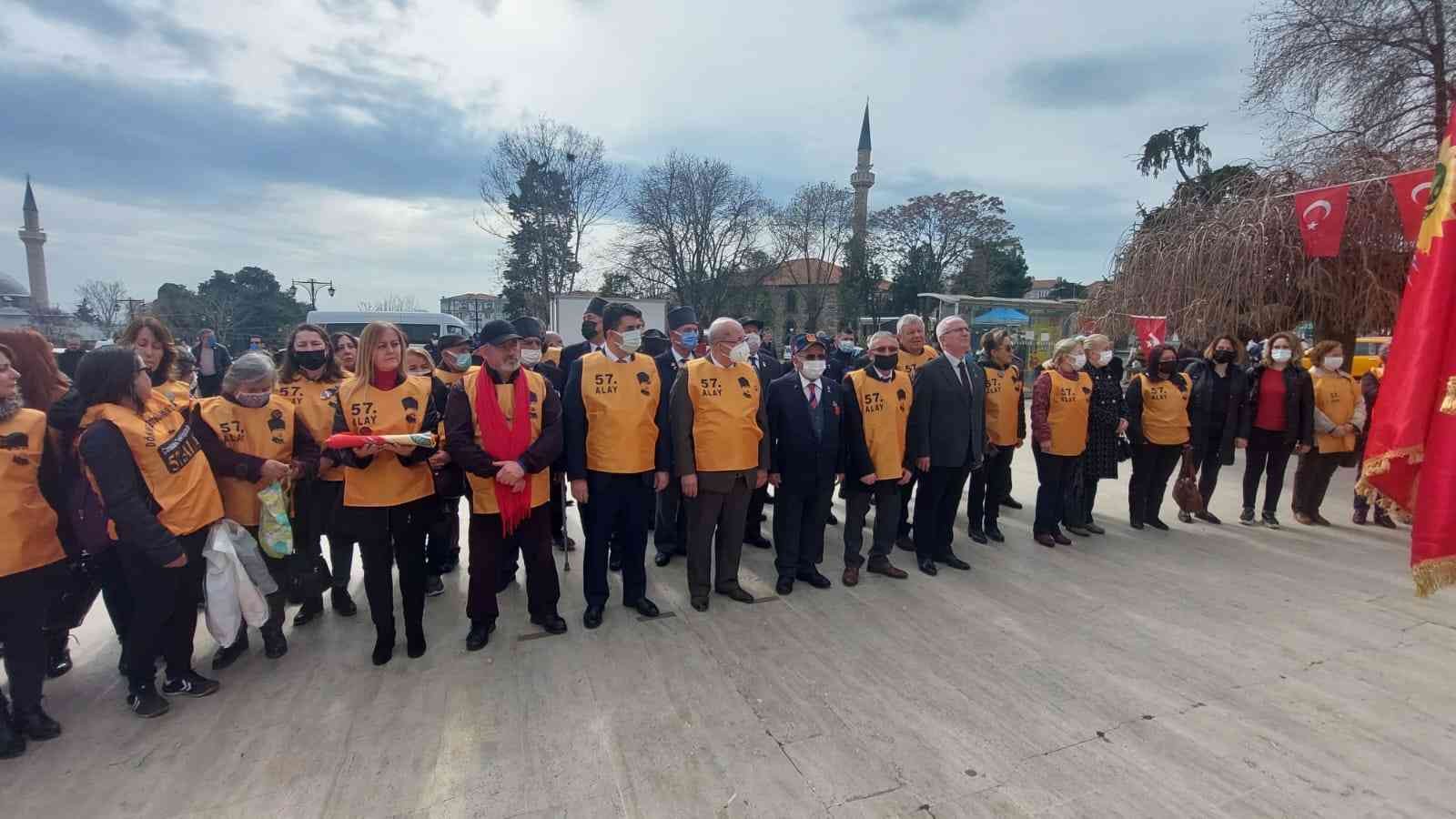 Tekirdağ’da 57. Alay Vefa Yürüyüşü etkinlikleri kapsamında “Sancak Devir Teslimi ve Çelenk Sunma Töreni” düzenlendi. 1915 yılında Çanakkale ...