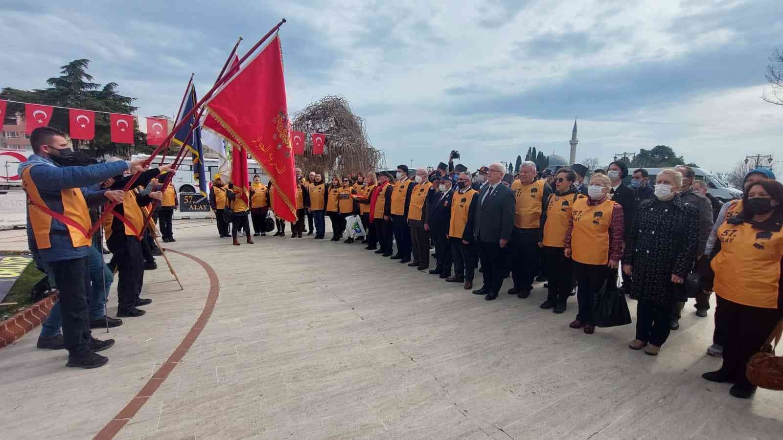 Tekirdağ’da 57. Alay Vefa Yürüyüşü etkinlikleri kapsamında “Sancak Devir Teslimi ve Çelenk Sunma Töreni” düzenlendi. 1915 yılında Çanakkale ...