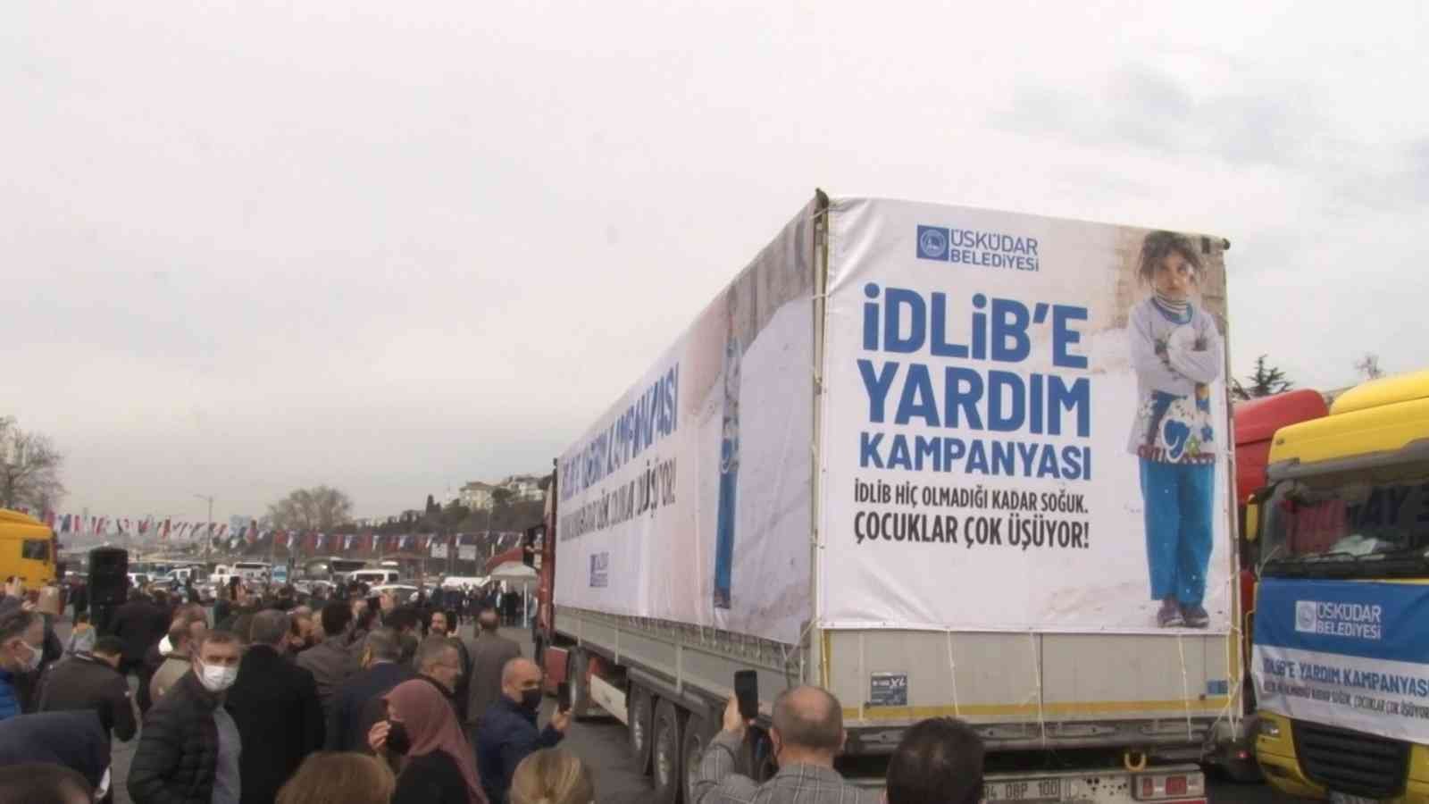 Üsküdar Belediyesi tarafından “İdlib Hiç Olmadığı Kadar Soğuk. Çocuklar Çok Üşüyor!” sloganıyla başlatılan yardım kampanyası kapsamında 100 ...