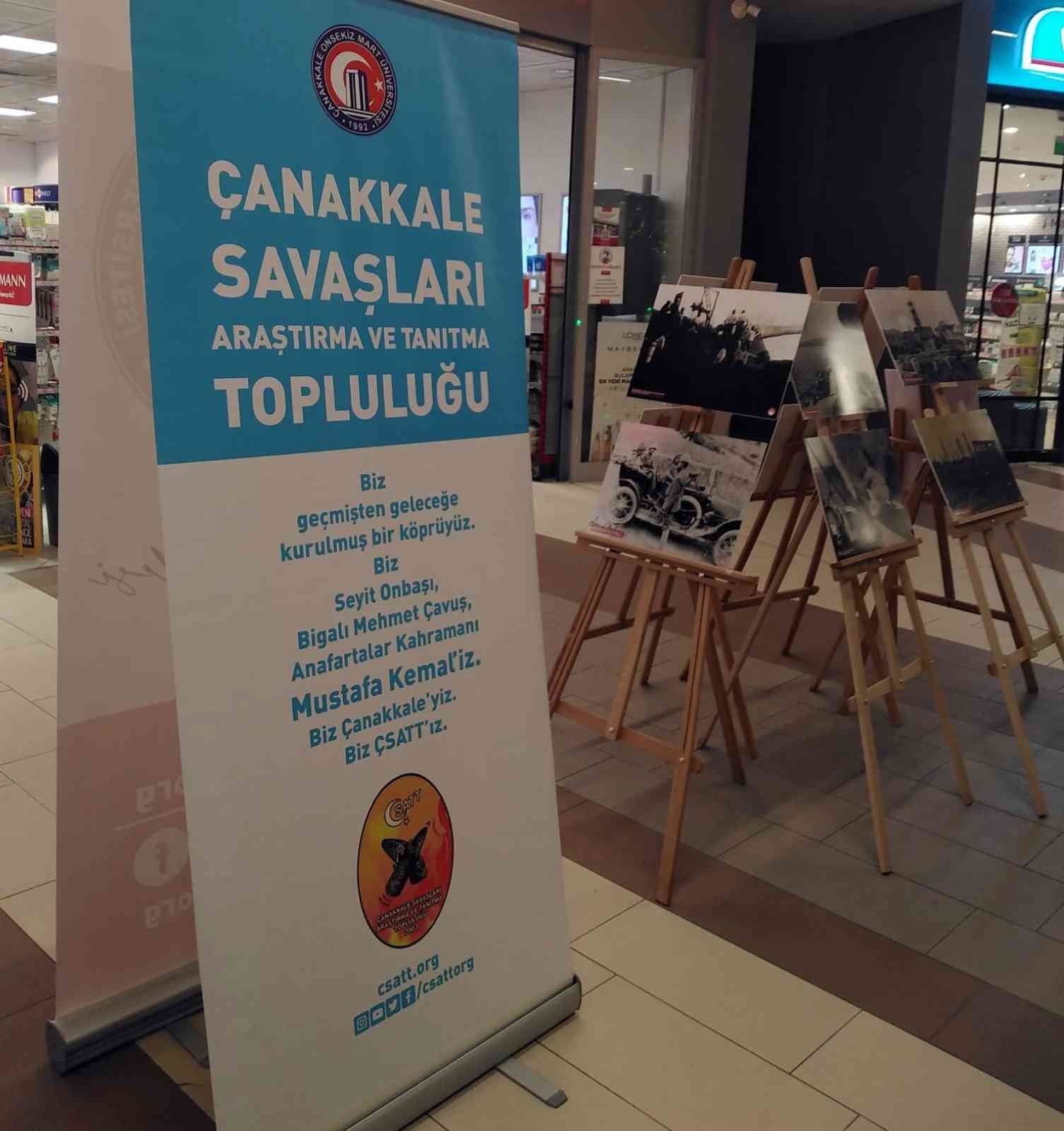 Çanakkale Onsekiz Mart Üniversitesi (ÇOMÜ) Tarih Topluluğu ve Çanakkale Savaşlarını Araştırma ve Tanıtma Topluluğu’nun hazırladığı ‘Çanakkale ...