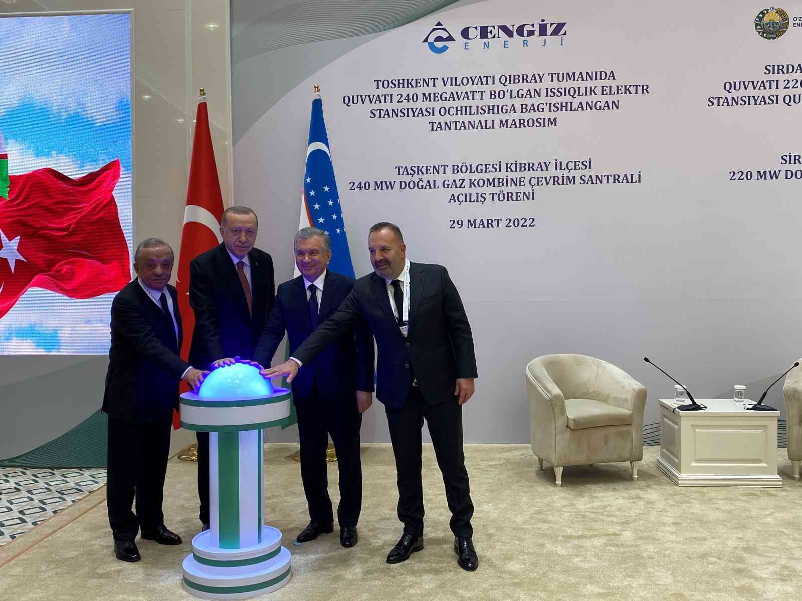 Cengiz Holding, Özbekistan’ın başkenti Taşkent’te bulunan doğal gaz kombine çevrim santralinin kurulumunu tamamladı. 150 milyon dolarlık ...