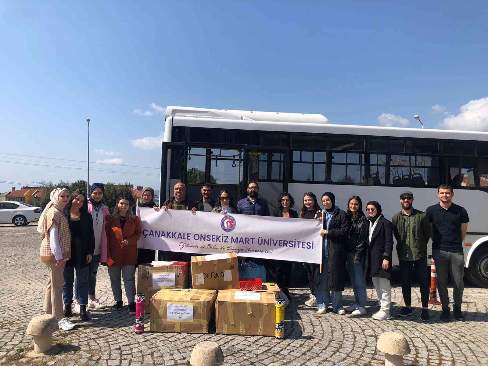 Çanakkale Onsekiz Mart Üniversitesi (ÇOMÜ), Kurumsal İletişim Koordinatörlüğü Sosyal Sorumluluk Birimi faaliyetleri çerçevesinde sürdürülen ...