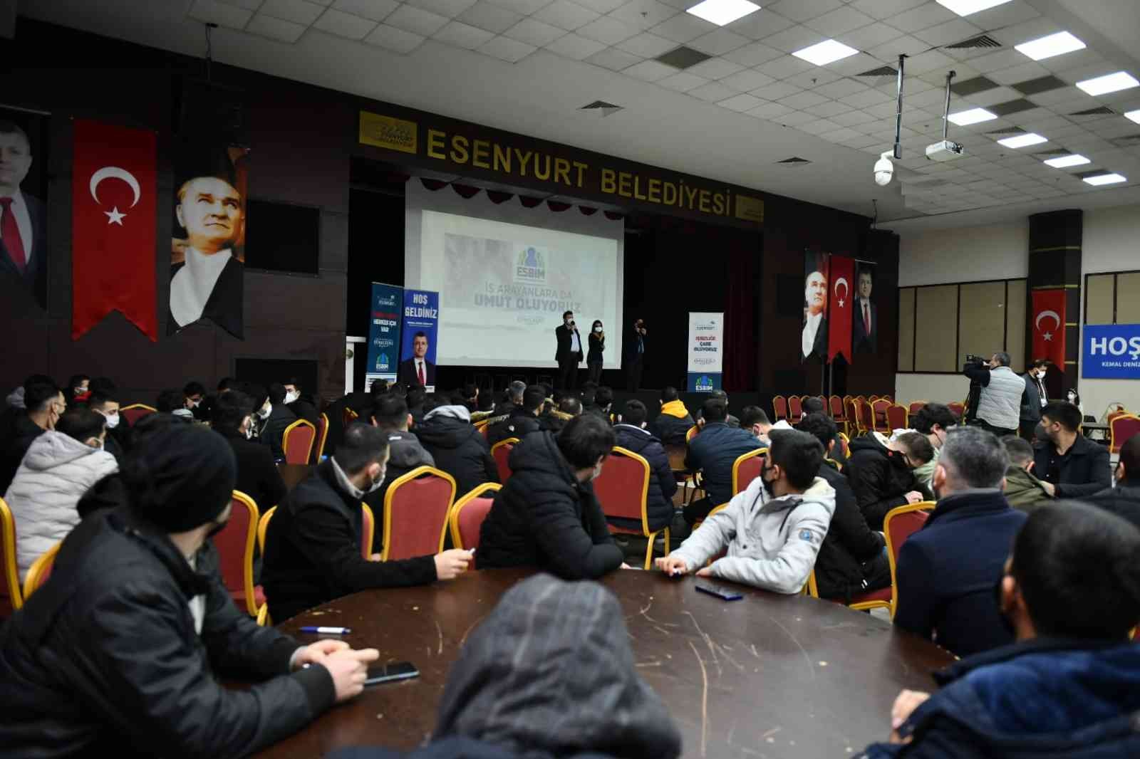 Esenyurt’ta işsizlik sorununa çözüm bulmak amacıyla kurulan ve bugüne kadar binlerce vatandaşın iş sahibi olmasını sağlayan Esenyurt Belediyesi ...