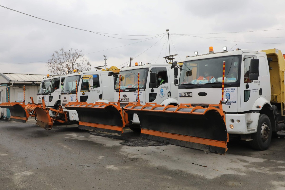 Meteoroloji Genel Müdürlüğü, İstanbul için kar yağışı uyarısında bulundu. Yapılan uyarı üzerine Eyüpsultan Belediyesi hazırlıklarını tamamladı ...