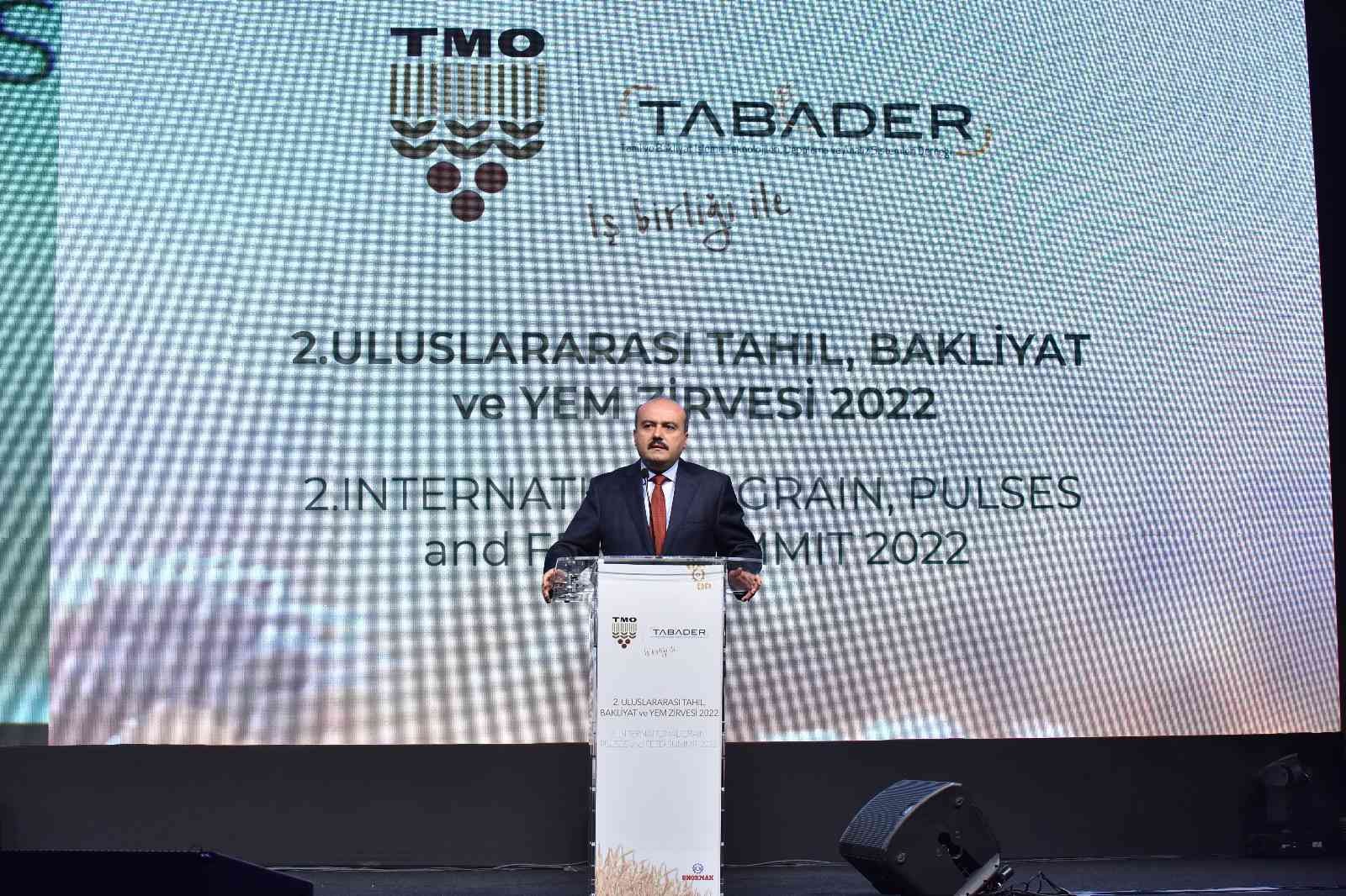 TMO ile Tahıl ve Bakliyat İşleme Teknolojileri Depolama ve Analiz Sistemleri Derneği (TABADER) tarafından düzenlenen "2. Uluslararası Tahıl ...