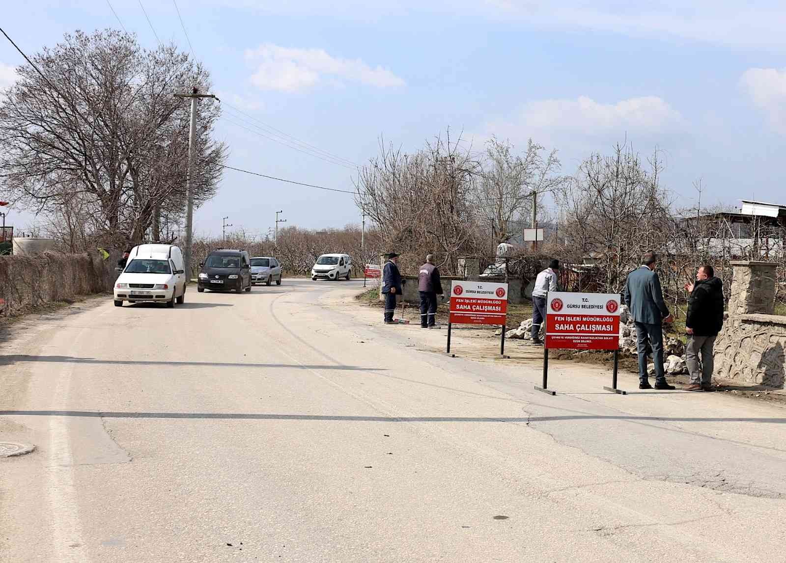 Gürsu Mehmet Müezzinoğlu Caddesi, yapılan genişletme çalışmalarıyla daha konforlu hale getiriliyor. Gürsu Cüneyt Yıldız Devlet Hastanesi, Gürsu ...