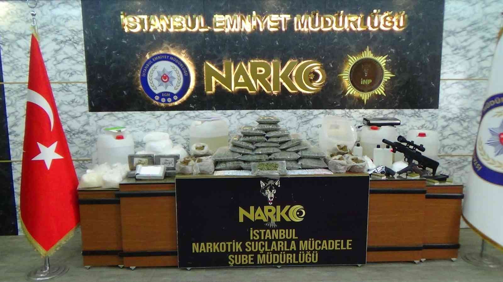 İstanbul’da uyuşturucu kaçakçısı ve üreticilerine yönelik düzenlenen operasyonlarda, 5’i yabancı uyruklu 10 şüphelinin yakalandığı bildirildi ...