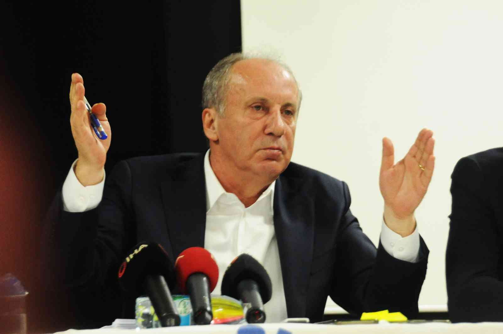 Memleket Partisi Genel Başkanı Muharrem İnce, “PKK ile görüşenler var, bizim tavrımız net. Yeter ki oy gelsin, nasıl gelirse gelsin, gizli ...