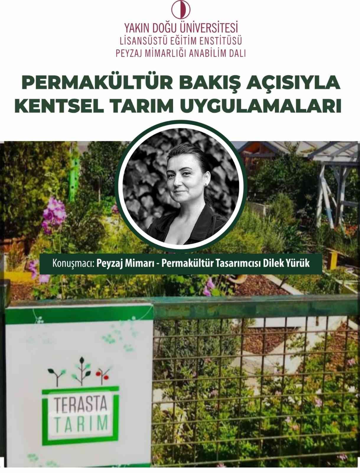 ‘Permakültür Bakış Açısıyla Kentsel Tarım Uygulamaları’ seminerinde uzmanlar geleceğin tarım uygulamalarını masaya yatırdı. Seminerde konuşan ...