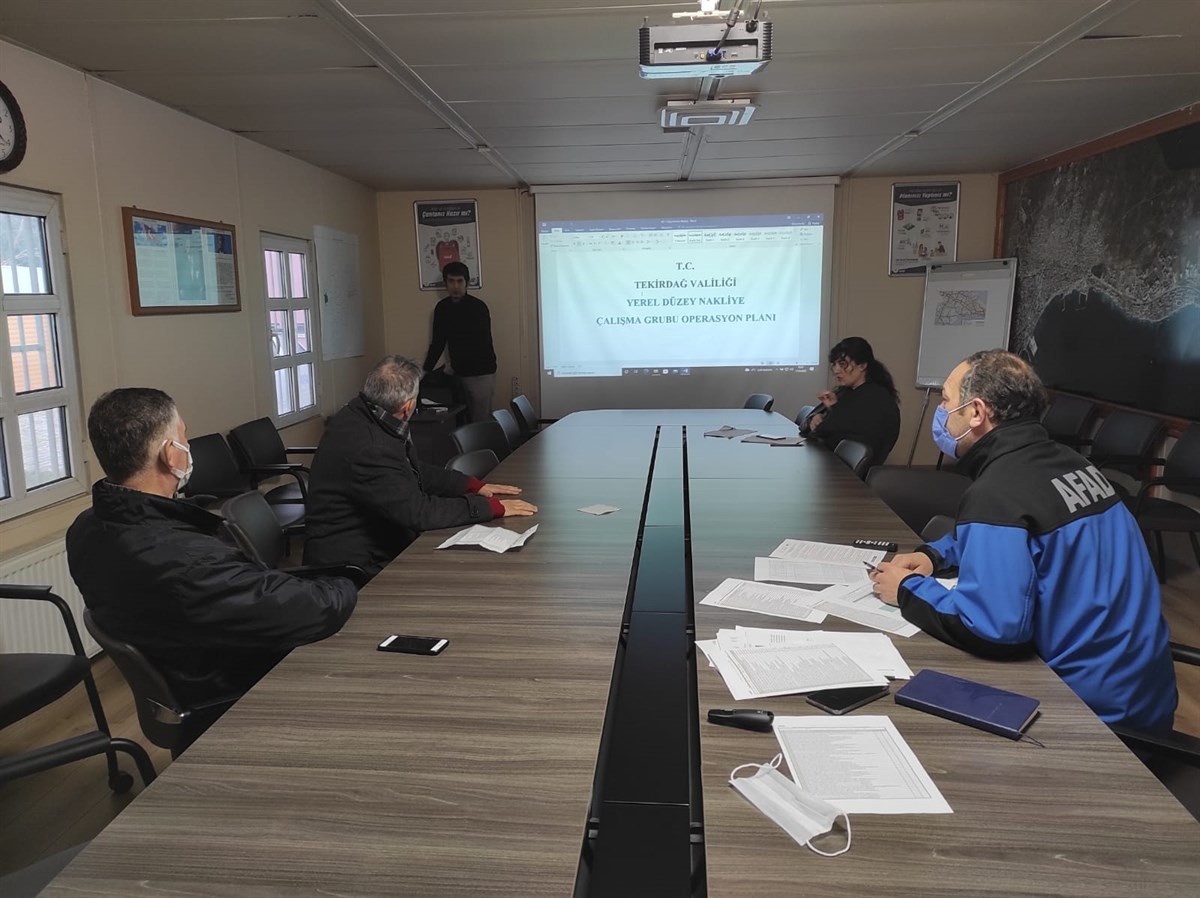 TAMP-Tekirdağ İl afet müdahale planı kontrolleri gerçekleştirilerek, uygun operasyon planları valilik makamının onayına sunulacak. Deprem ...