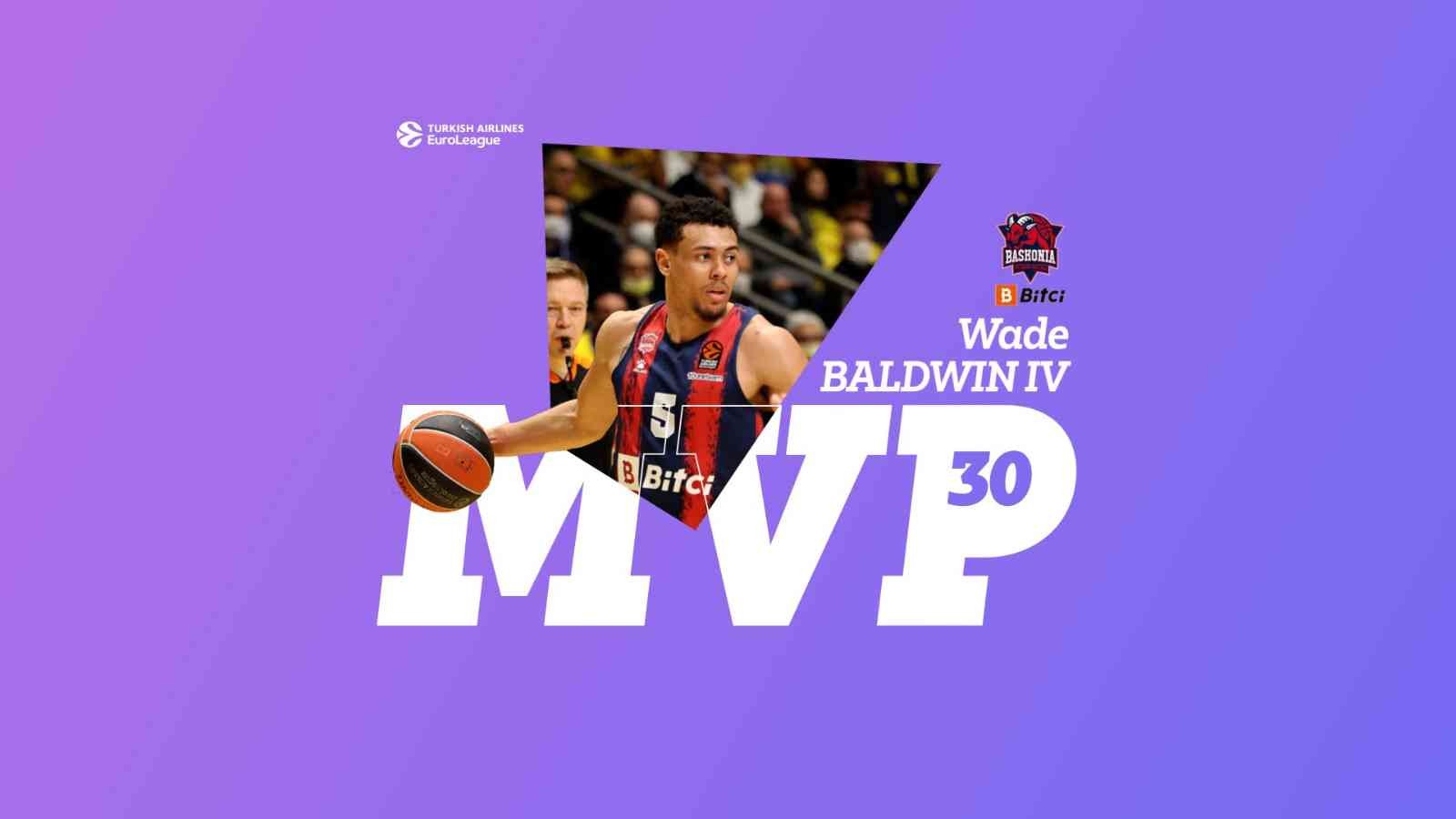 THY Euroleague’de Baskonia’nın ABD’li basketbolcusu Wade Baldwin, ALBA Berlin karşısında 16 sayı, 10 asist ve 7 ribaund ile oynadı ve 29 ...