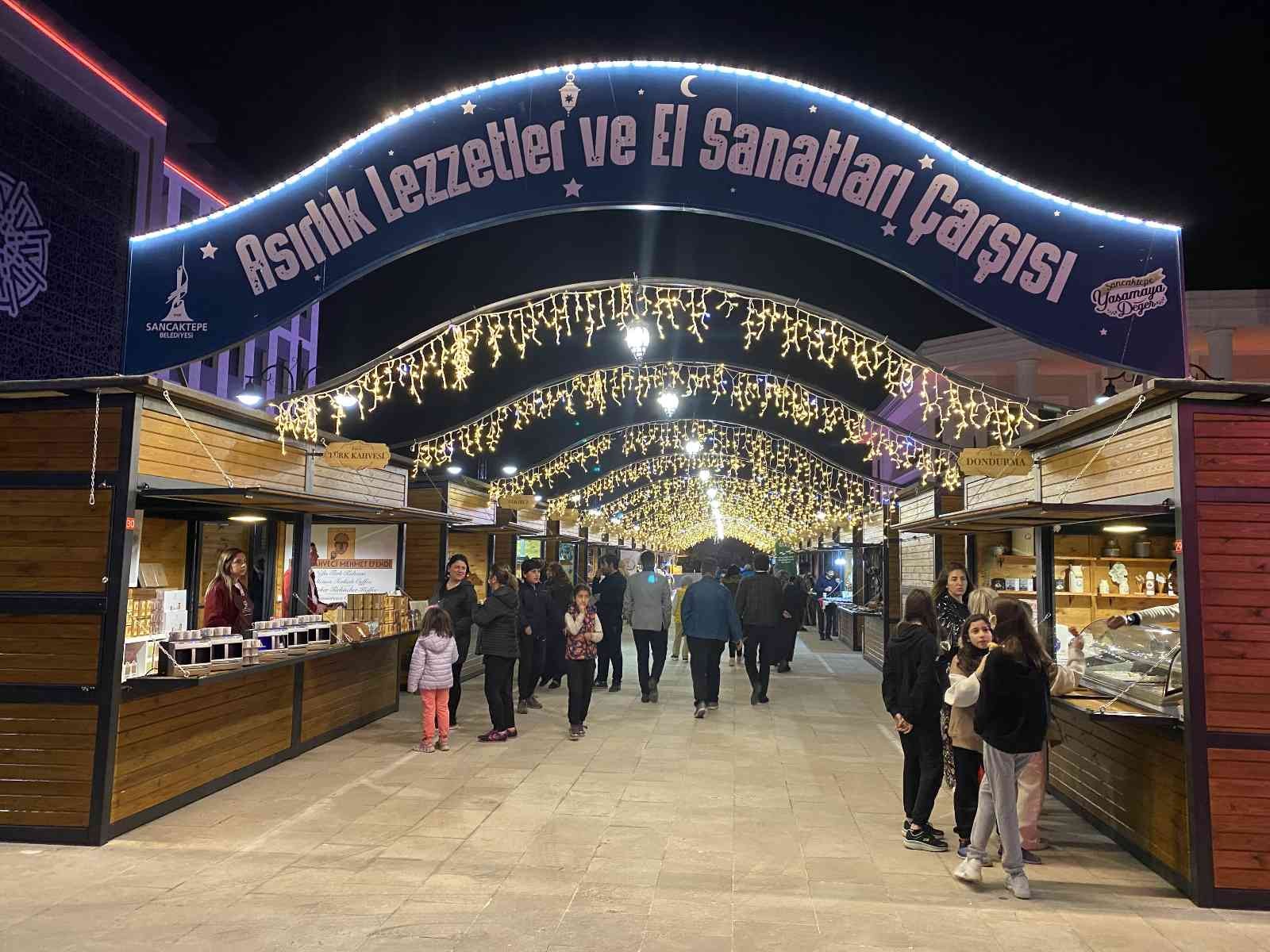 Sancaktepe’de Ramazan ayı boyunca açık olacak Asırlık Lezzetler ve El Sanatları Çarşısı’nın açılışı, Ramazan ayının ilk günü Belediye Başkanı ...