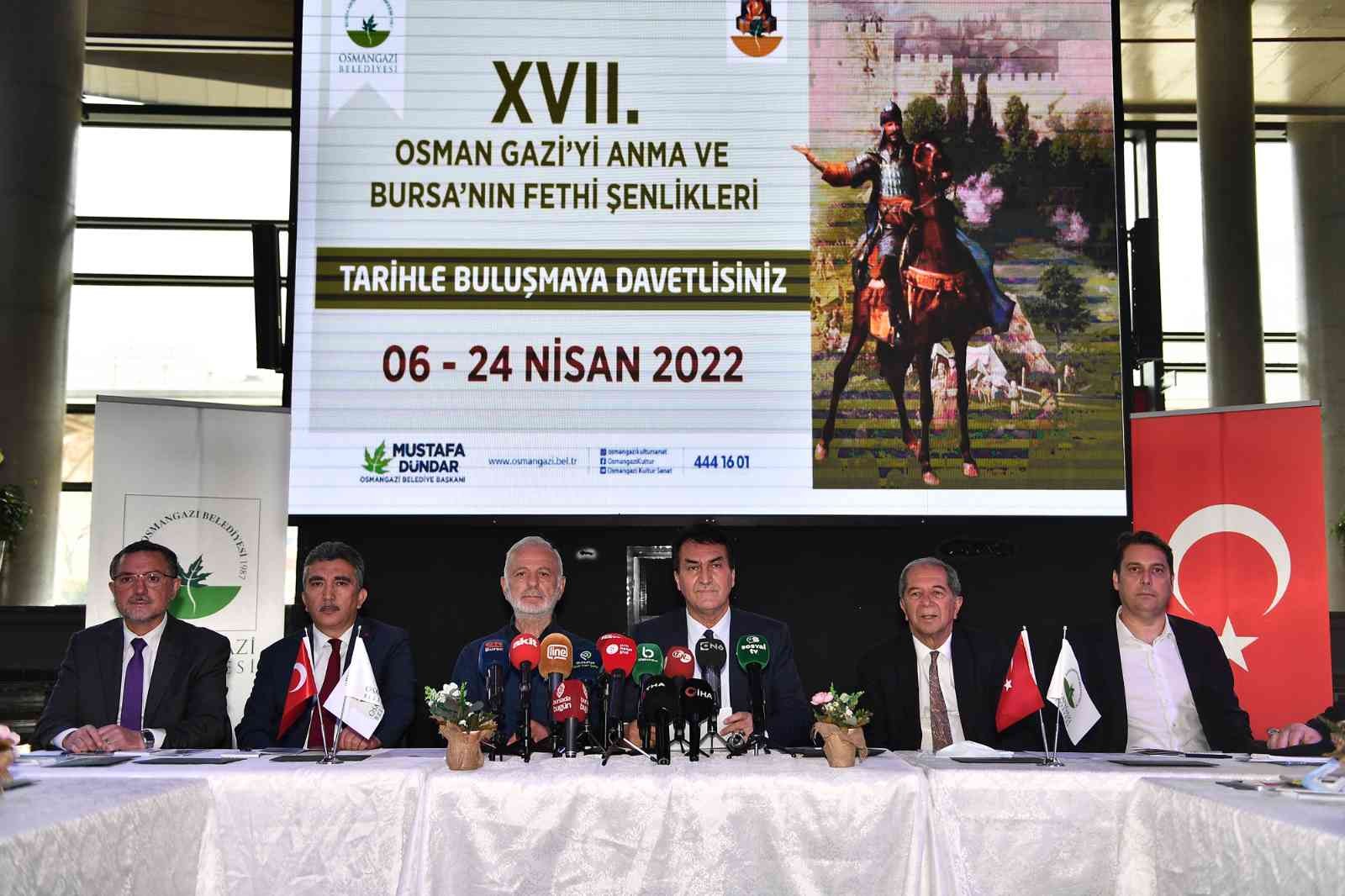 Bursa’nın fethinin 696’ıncı yılında Osmangazi Belediyesi tarafından gerçekleştirilecek olan Osman Gazi’yi Anma ve Bursa’nın Fethi Şenlikleri ...