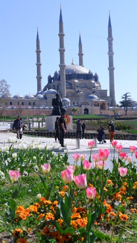 Selimiye Meydanı düzenlenme çalışmaları çerçevesinde 6 ay önce yerinden kaldırılan Mimar Sinan heykeli, çalışmalarda sona gelinmesinin ardından ...