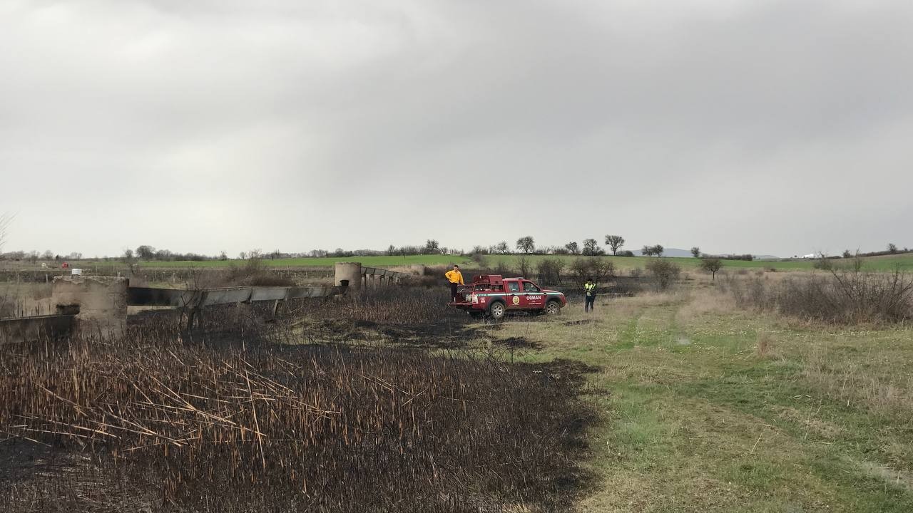 Çanakkale’nin Çan ilçesine 13 kilometre uzaklıkta bulunan Büyükpaşa köyü girişindeki köy merasındaki sazlık alanda çıkan yangın söndürüldü ...