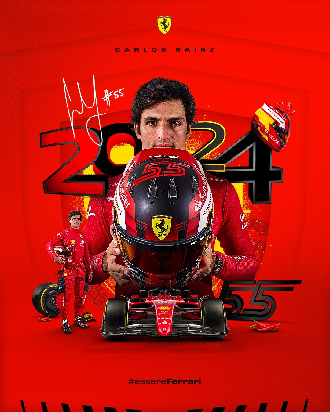 Formula 1 takımı Ferrari, İspanyol pilotu Carlos Sainz’ın sözleşmesini 2024 yılına kadar uzattı. Formula 1’in efsane takımı Ferrari, İspanyol ...