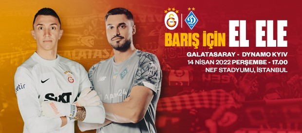 Ukrayna’da yaşananlardan zarar gören çocuklara yardım için ’Barış için maç’ sloganıyla oynanacak Galatasaray-Dinamo Kiev özel maçının biletleri ...