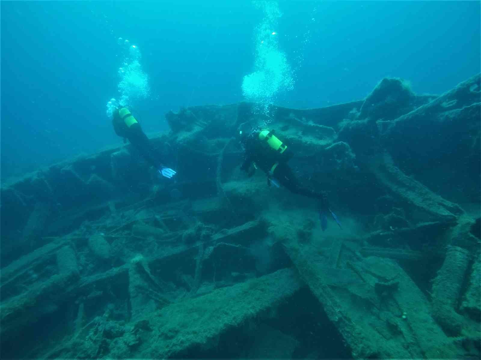 Çanakkale Tarihi Gelibolu Yarımadası’nda 107 yıl önce batırılan İngiliz Kraliyet Zırhlısı ’HMS Majestic ve diğer 14 batık, ‘Gelibolu Tarihi Su ...