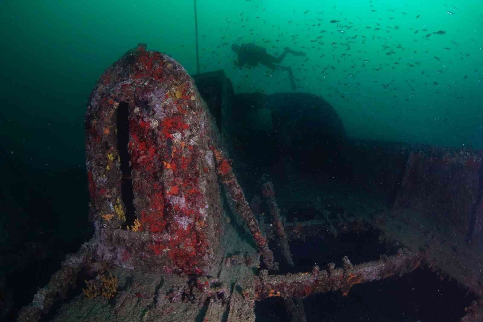 Çanakkale Tarihi Gelibolu Yarımadası’nda 107 yıl önce batırılan İngiliz Kraliyet Zırhlısı ’HMS Majestic ve diğer 14 batık, ‘Gelibolu Tarihi Su ...