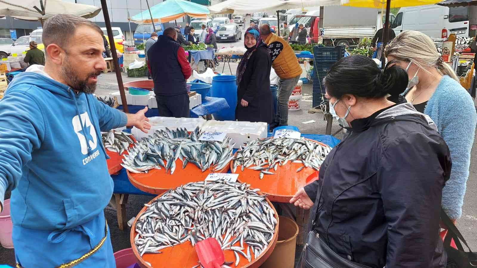 Karadeniz’de mayın görülmesi üzerine birçok balıkçı denizden çekilirken, Tekirdağ’da hamsi ve istavritin kilogramı 25 TL’den satılmaya devam ...