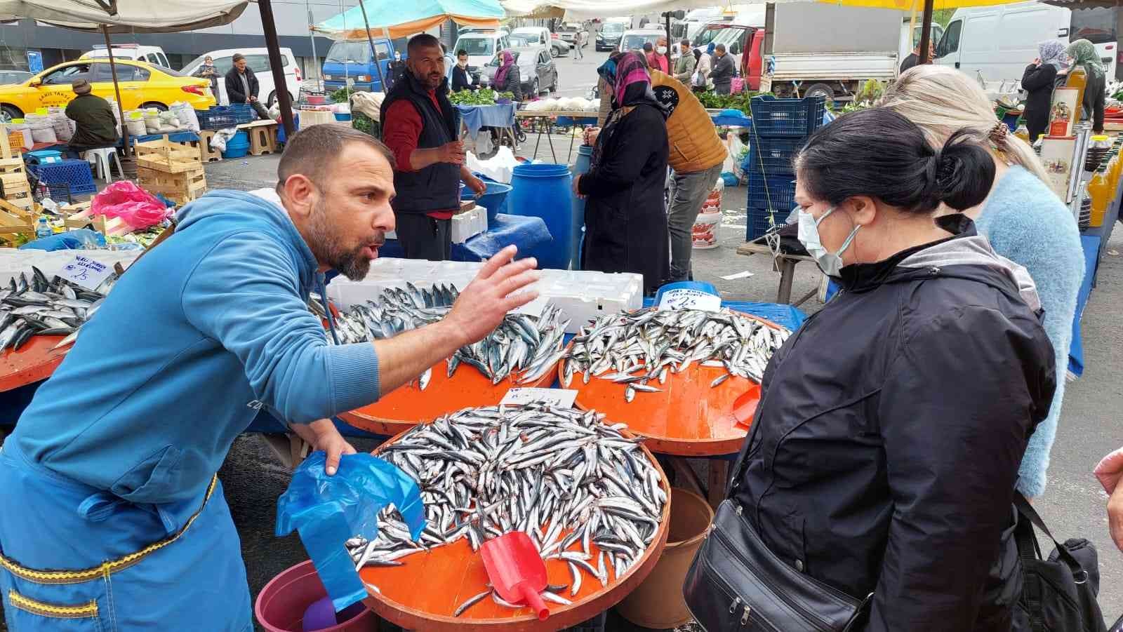 Karadeniz’de mayın görülmesi üzerine birçok balıkçı denizden çekilirken, Tekirdağ’da hamsi ve istavritin kilogramı 25 TL’den satılmaya devam ...