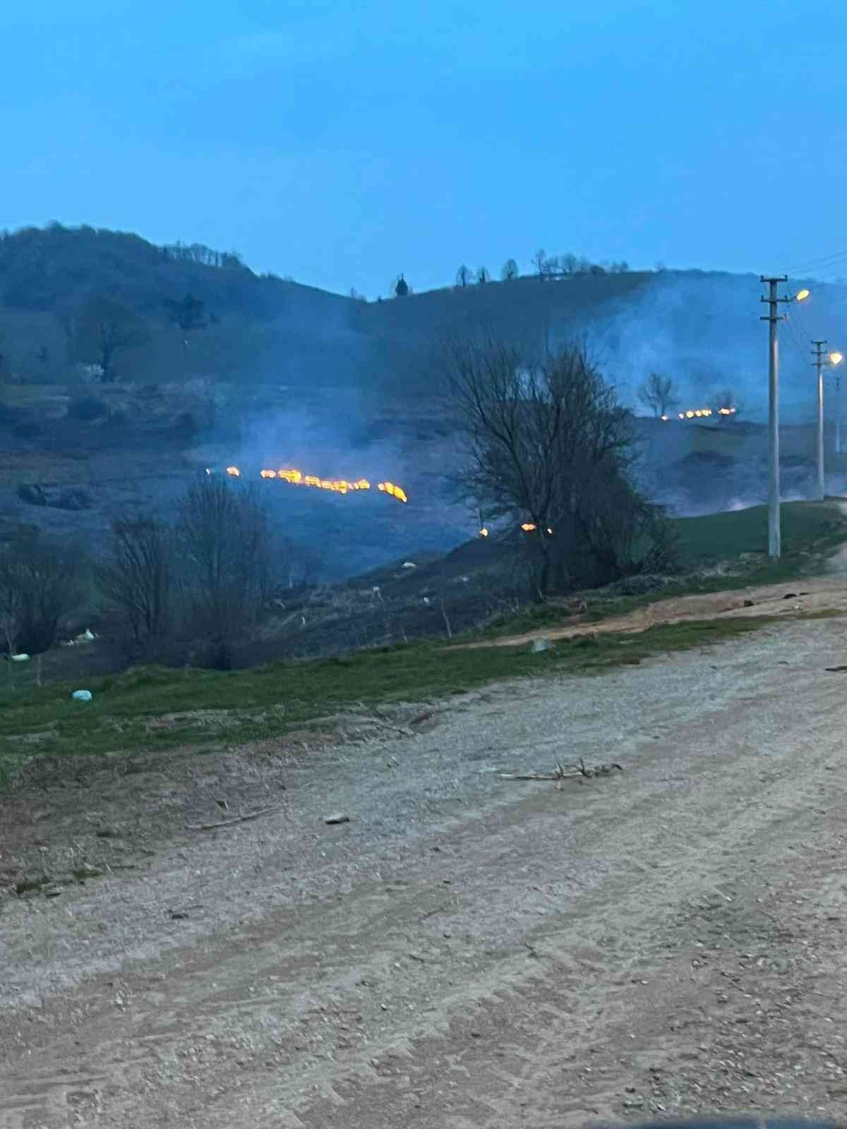 Sakarya’nın Karasu ilçesinde mera olarak kullanılan alanda çıkan yangın 25 dönüm araziyi kül etti. Duruma tepki gösteren muhtar ise "Defalarca ...