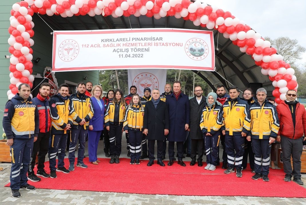 Kırklareli’nin Pınarhisar ilçesinde 112 Acil Sağlık Hizmetleri İstasyonu açıldı. 2 No’lu 112 Acil Sağlık Hizmetleri İstasyonu, Vali Osman Bilgin ...