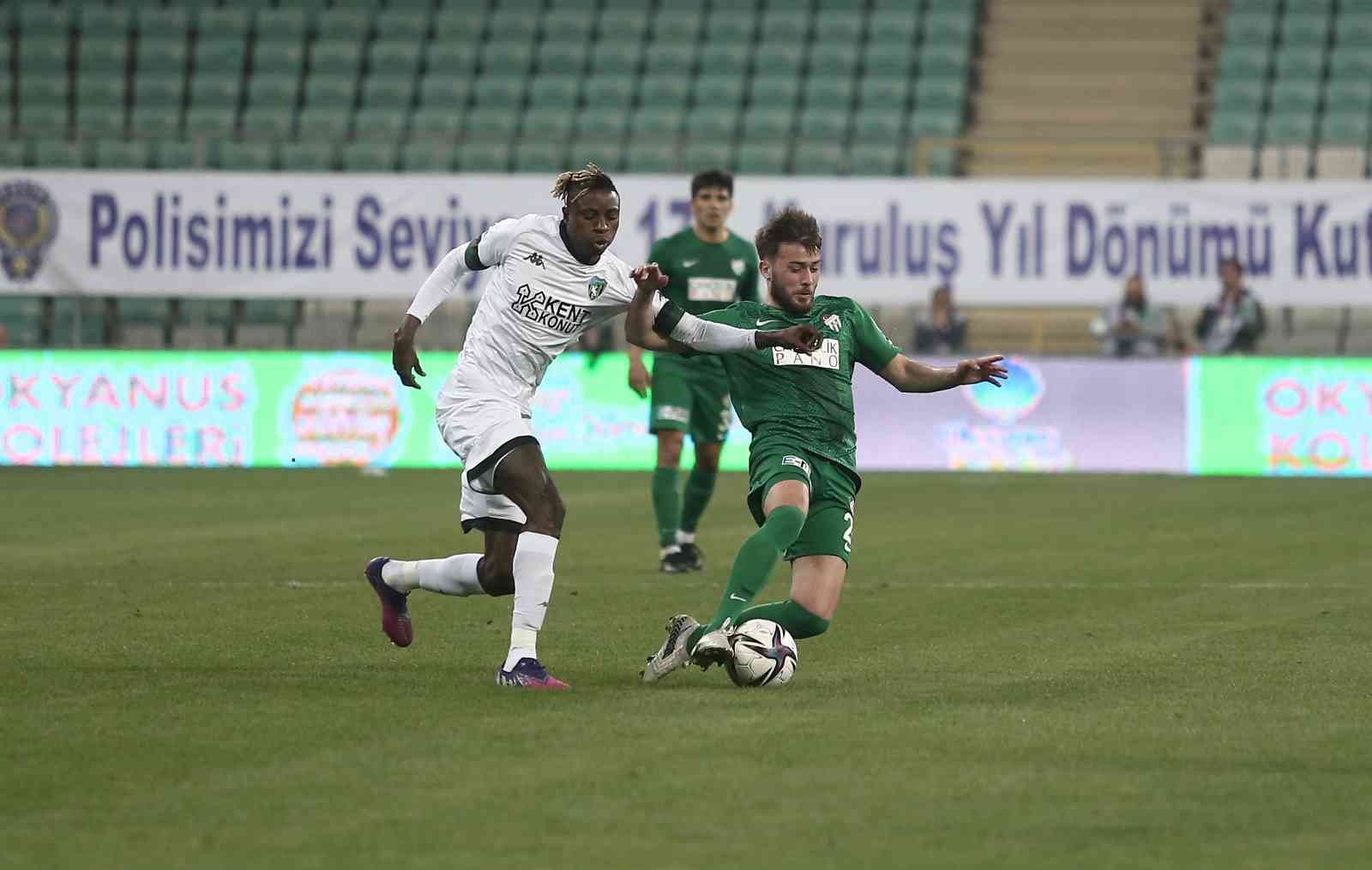 Spor Toto 1. Lig’in 31. haftasında Bursaspor, Kocaelispor’u ağırladı. Ev sahibi ekip, mücadeleyi 2-1 kazanarak puanını 31’e yükseltti. Maçtan ...