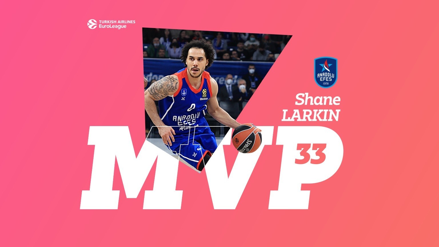 THY Euroleague’de Anadolu Efes’in yıldız basketbolcusu Shane Larkin, ALBA Berlin karşısında 28 sayı, 8 asist, 5 ribaund ve 4 top çalma ile oynadı ...