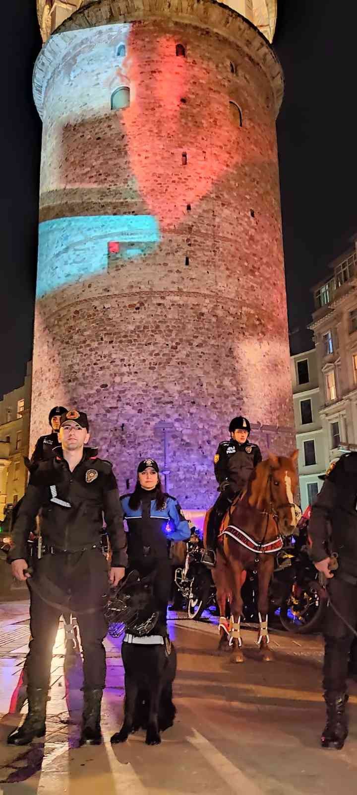 Türk Polis Teşkilatı’nın 177. Kuruluş Yıldönümü ve Polis Haftası Etkinlikleri kapsamında Tarihi Galata Kulesine yıldönümü için hazırlanan film ...