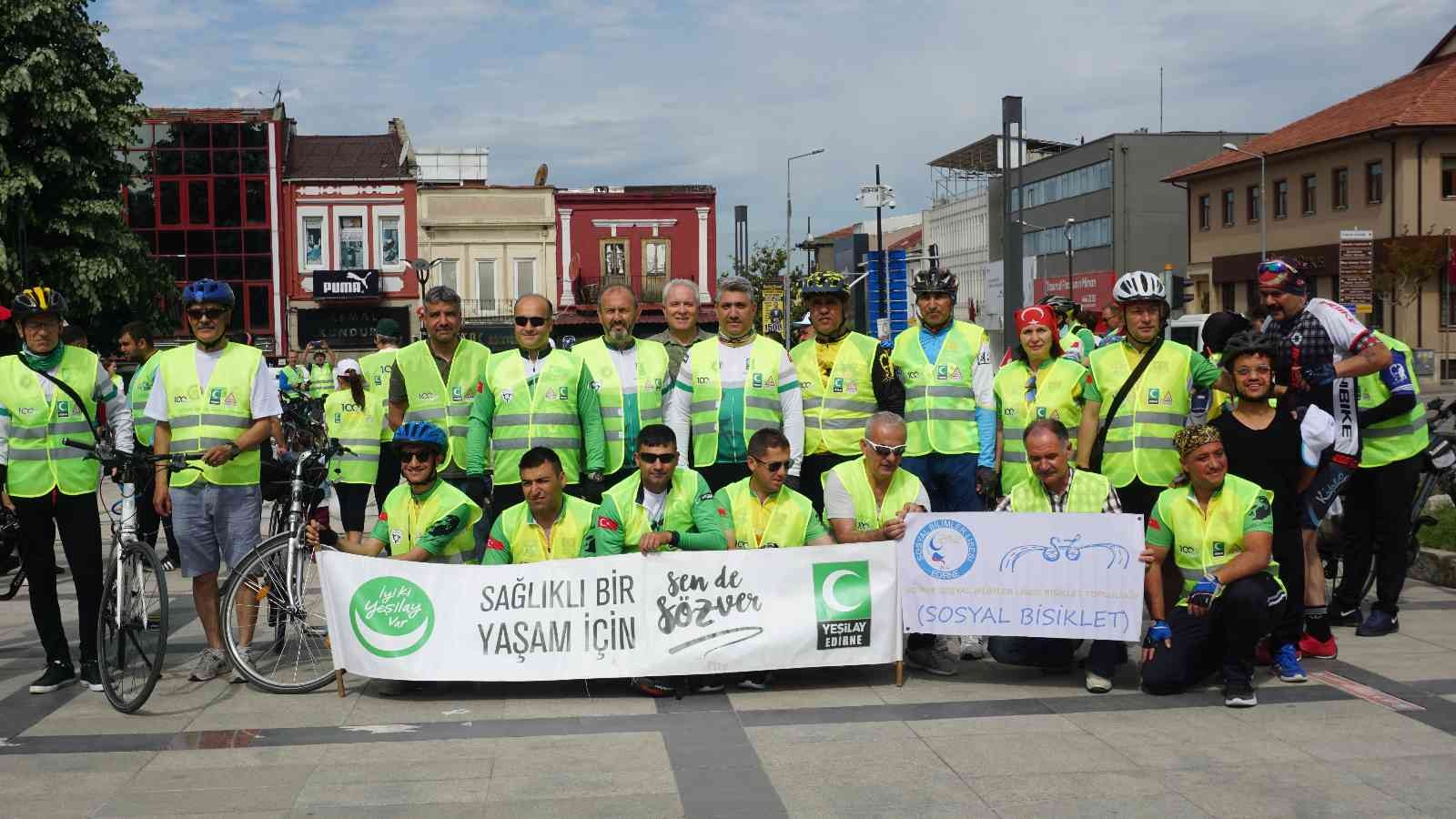 Edirne’de bağımlılıklarla mücadeleye dikkat çekmek amacıyla ’10. Yeşilay Bisiklet Turu’ düzenlendi. Bağımlılıklarla mücadeleye dikkat çekmek ve ...