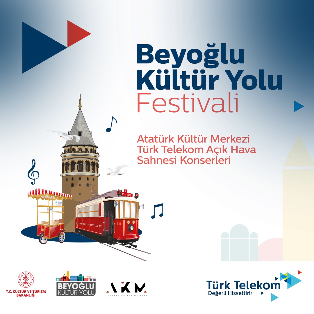 Kültür ve sanatın simge mekânı Atatürk Kültür Merkezi ile Beyoğlu Kültür Yolu Festivali’nin destekçisi Türk Telekom, bir dizi konsere ev ...