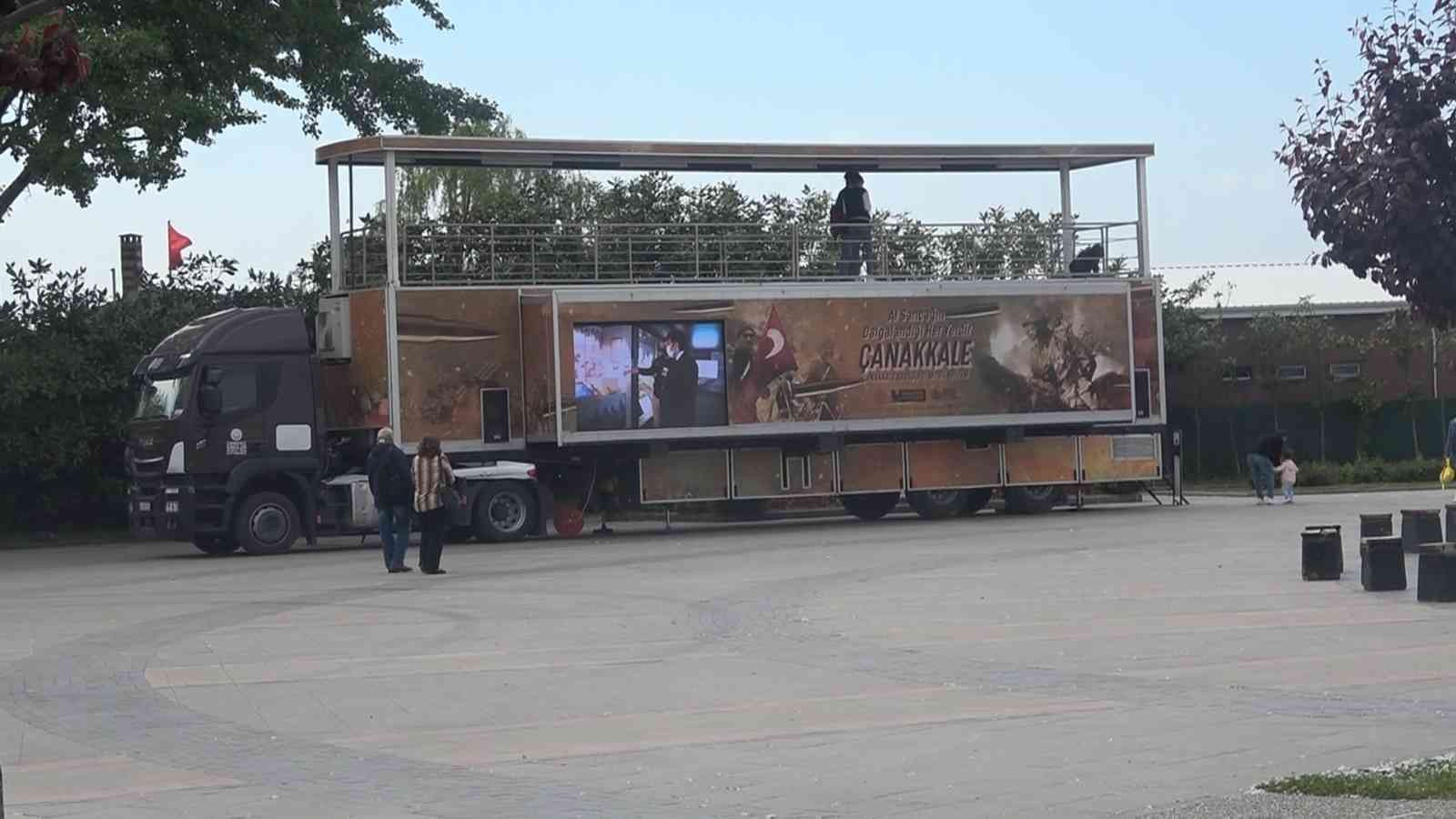 Kültür ve Turizm Bakanlığı Çanakkale Savaşları Gelibolu Tarihi Alan Başkanlığı’na ait Çanakkale Muharebeleri Mobil Müzesi’nin son durağı Yalova ...