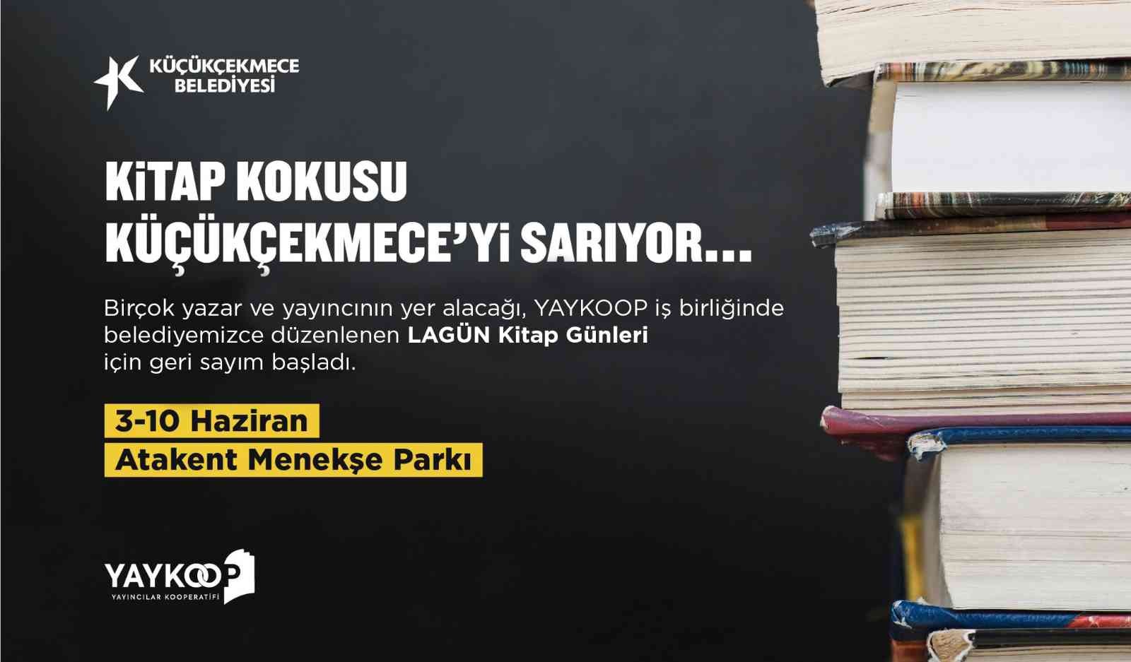 Küçükçekmece Belediyesi, Atakent Menekşe Parkı’nda düzenleyeceği Lagün Kitap Günleri’nde birçok yazar ve yayıncının yanı sıra binlerce okuru ...