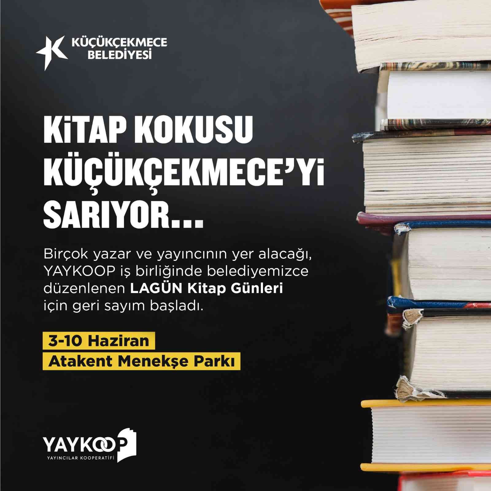 Küçükçekmece Belediyesi, Atakent Menekşe Parkı’nda düzenleyeceği Lagün Kitap Günleri’nde birçok yazar ve yayıncının yanı sıra binlerce okuru ...