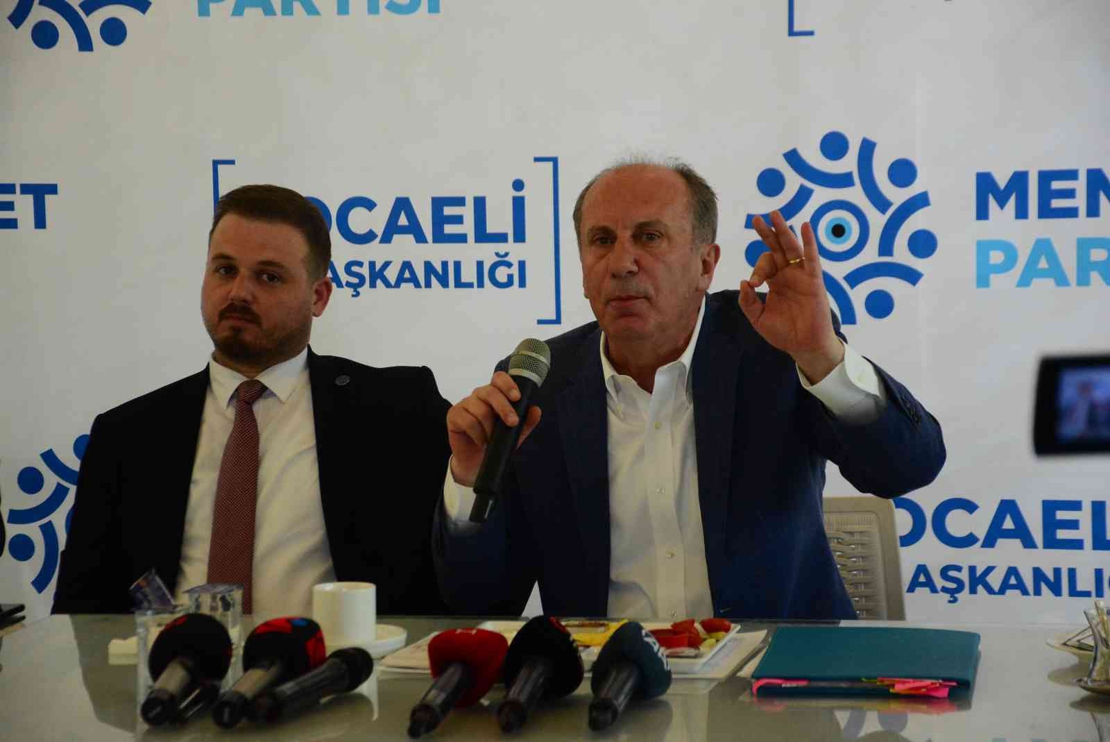 Kocaeli’de basın mensuplarıyla kahvaltıda bir araya gelen Muharrem İnce’ye kendisi aday olmazsa Kılıçdaroğlu’nu destekleyip desteklemeyeceği ...