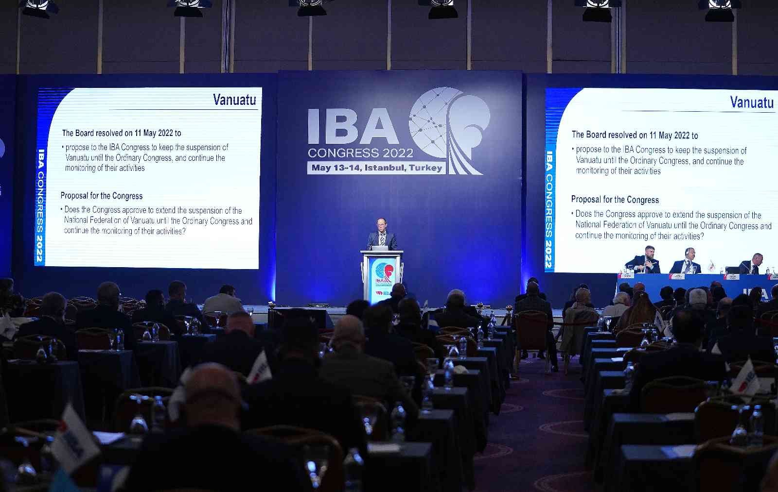 İki gün sürecek olan Uluslararası Boks Birliği (IBA) Olağanüstü Kongresi’nde ilk gün tamamlandı. Kongreye katılabilme hakkı olan 165 üye ülkeden ...
