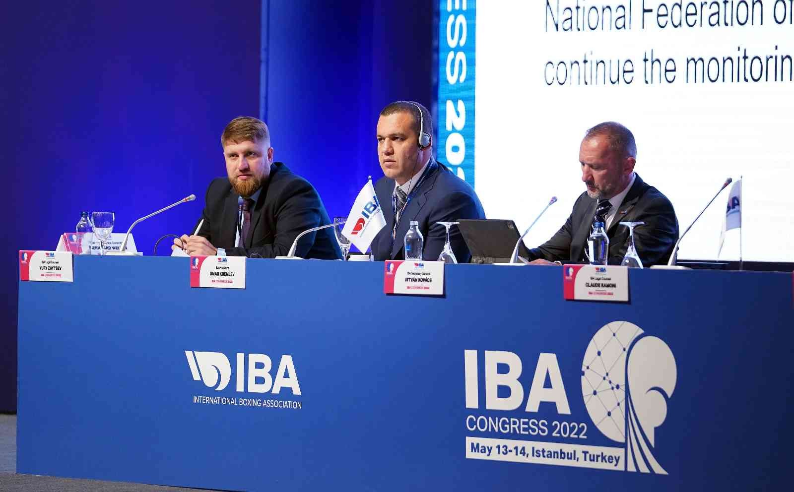 İki gün sürecek olan Uluslararası Boks Birliği (IBA) Olağanüstü Kongresi’nde ilk gün tamamlandı. Kongreye katılabilme hakkı olan 165 üye ülkeden ...