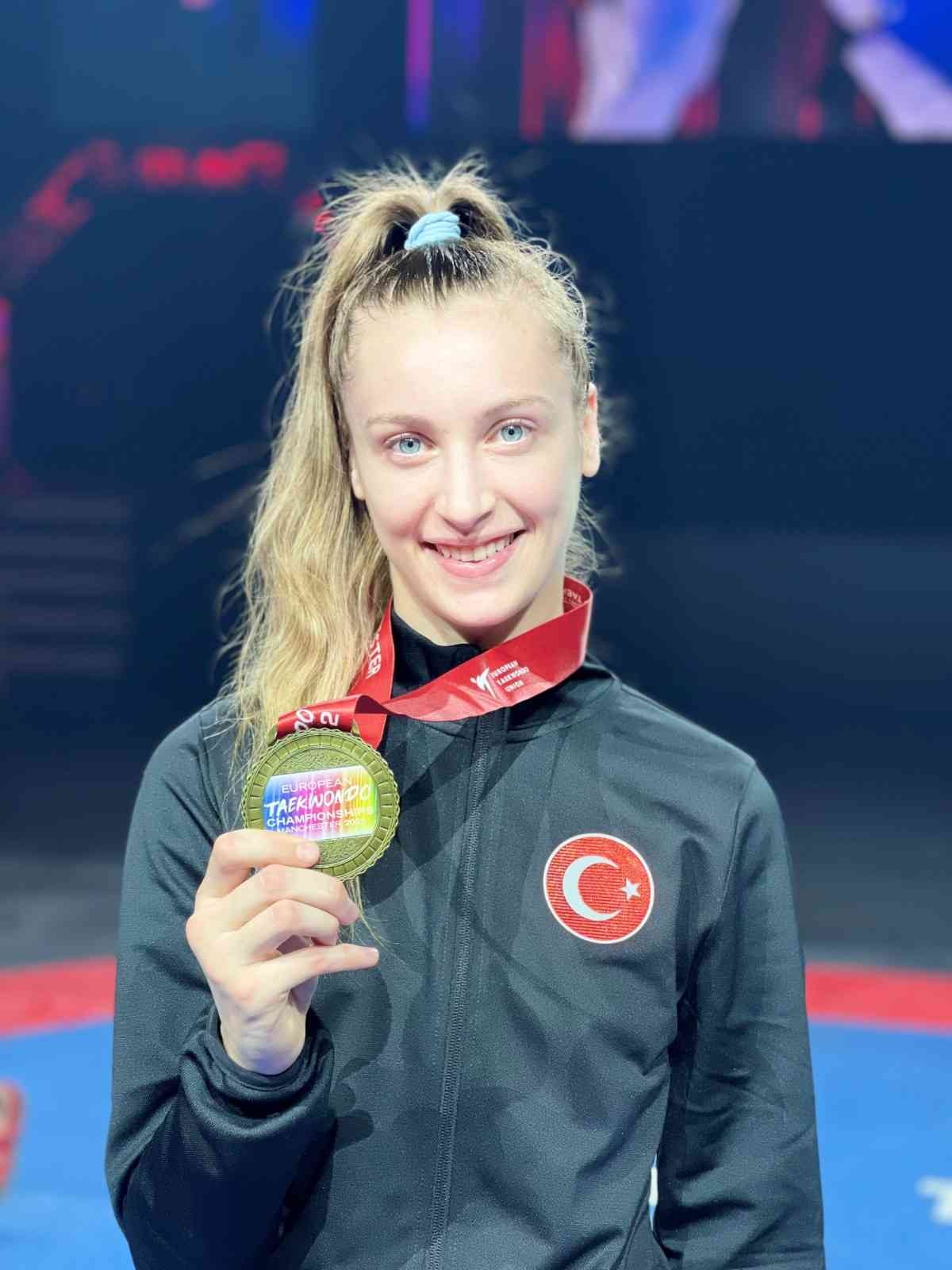 Ülker Metro’nun desteklediği Zeliha Ağrıs, Avrupa Taekwondo Şampiyonası’nın final müsabakasında İspanya’dan Alma Maria Perez Parrado’yu 8-6 ...