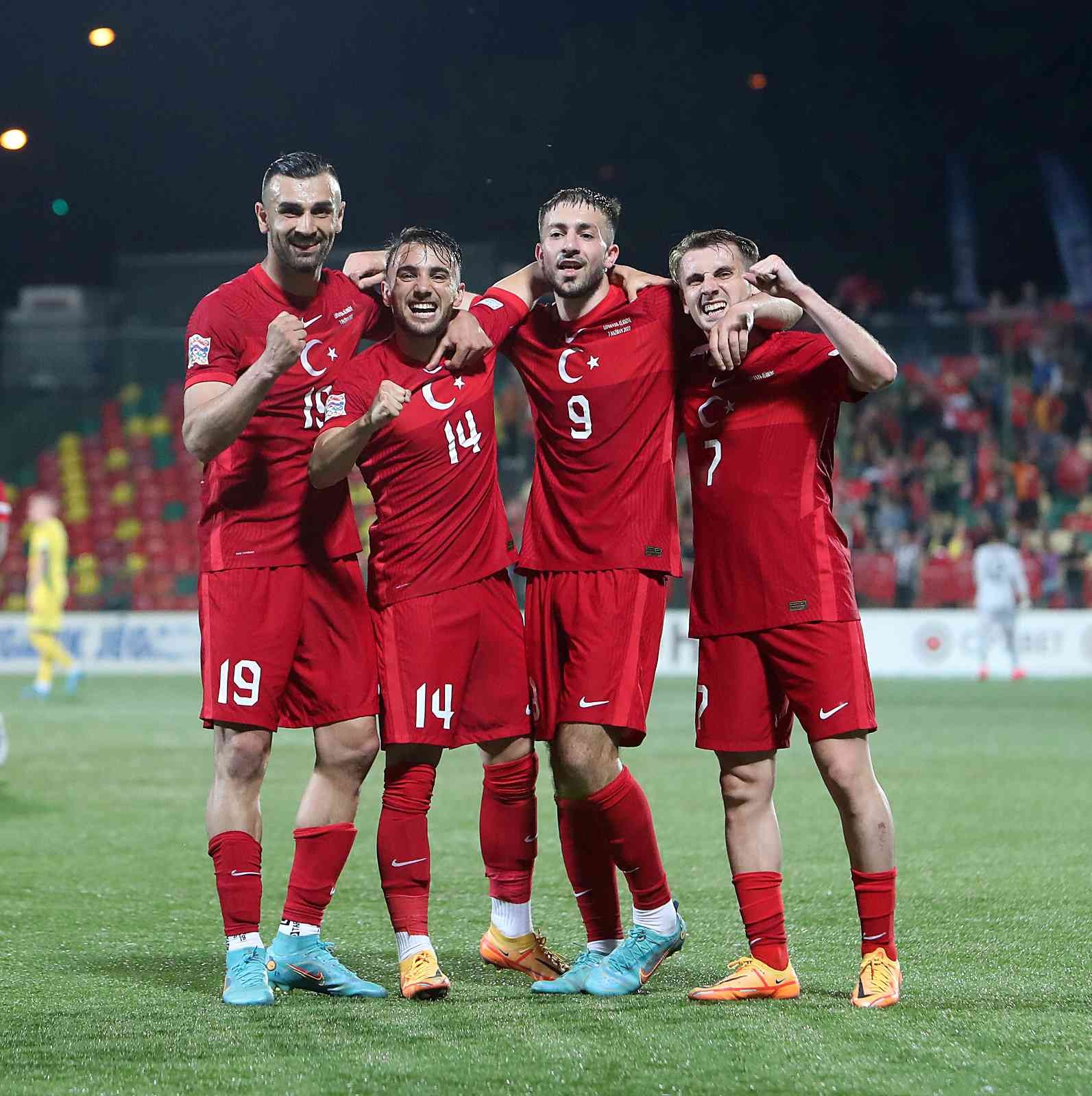 A Milli Futbol Takımı, UEFA Uluslar C Ligi 1. Grup’ta çıktığı 2 maçtan da galibiyetle ayrılarak bu organizasyonda ilk kez 2 galibiyete ulaştı. A ...