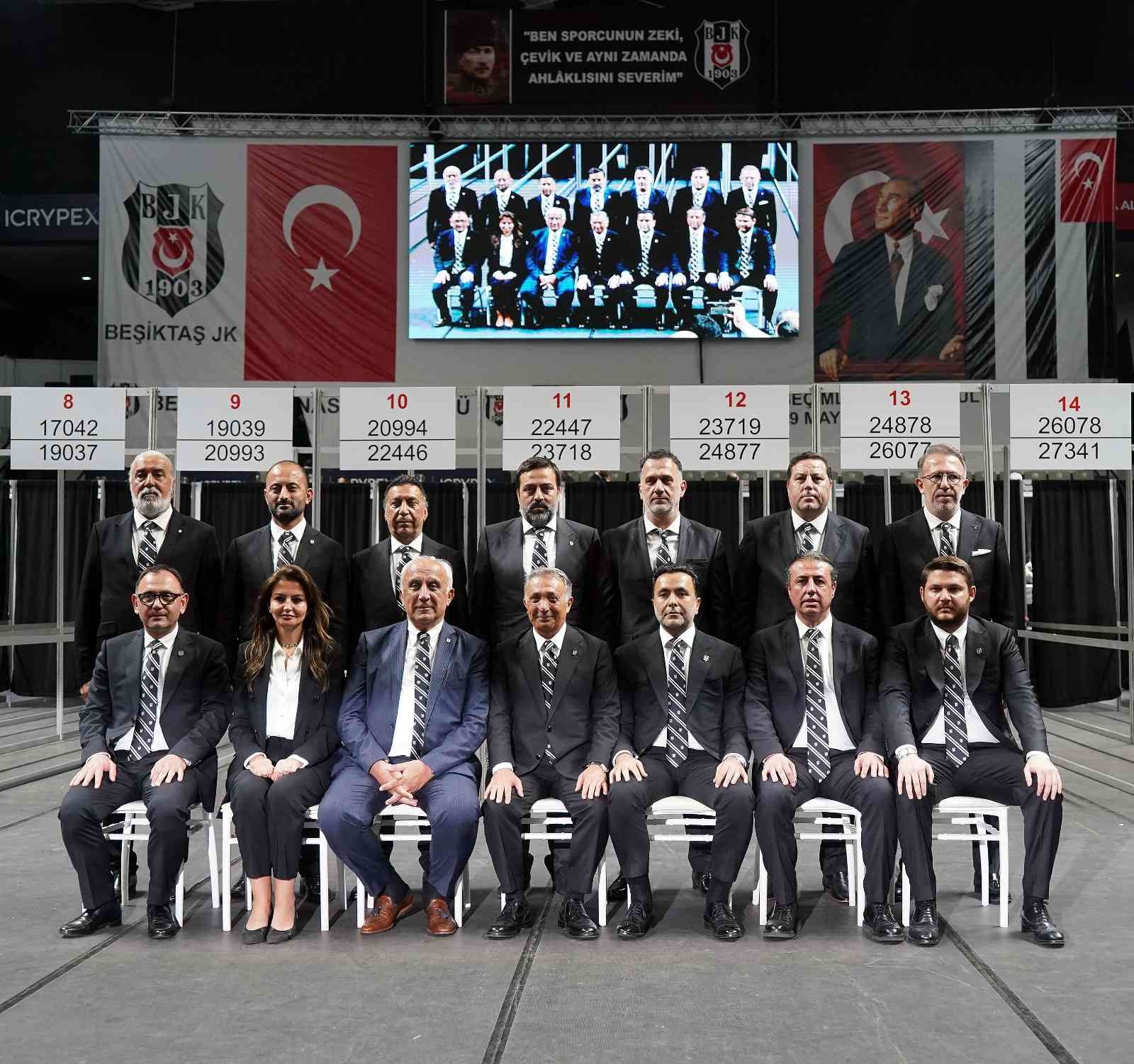 Beşiktaş’ta 29 Mayıs’ta gerçekleştirilen olağan seçimli genel kurulda Ahmet Nur Çebi başkanlığında seçilen yönetim kurulu üyelerinin görevleri ...