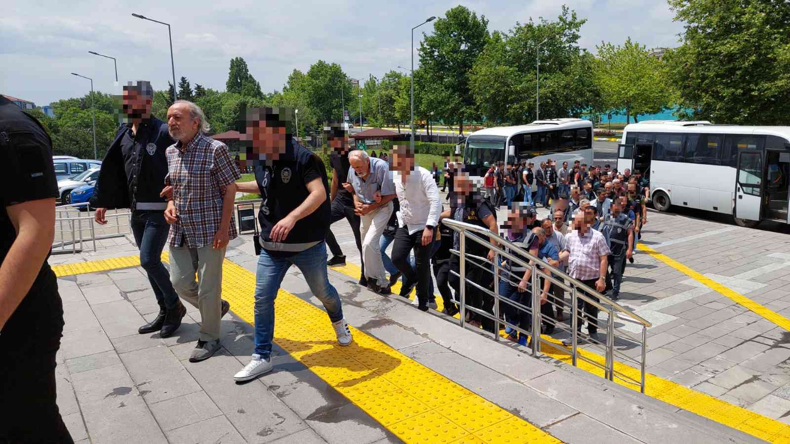 PKK/KCK’ya bağlı faaliyet gösterdiği öne sürülen Halkaların Demokratik Kongresine (HDK) yönelik Tekirdağ merkezli 11 ilde düzenlenen operasyonda ...