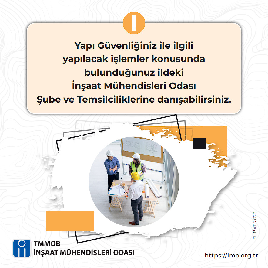 Kahramanmaraş’ta meydana gelen depremlerin ardından başka illerde yaşayan vatandaşlar da, evlerinin güvenli olup olmadığını öğrenmek için TMMOB İnşaat Mühendisleri Odalarına başvuruyor. ‘Güvenli ev’ konusunda çok sayıda soru aldıklarını belirten TMMOB İnşaat Mühendisleri Odası Edirne İl Temsilcisi Kadir Aydoğdu, “Öncelikli olarak yaptırılması gereken bina performans analizidir. Bu analizlerin il merkezi ve ilçelerde faaliyet gösteren İş Yeri Tescil Belgesi ve Serbest İnşaat Mühendisliği belgesine sahip bürolara yaptırılması mümkündür.” dedi.